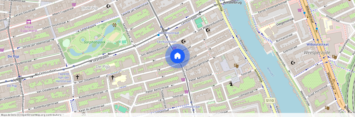 Nieuwe Pijp, 1074 AH, Van Woustraat, Amsterdam