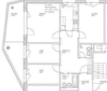 4 Zimmer, 84 m², 11. Stock - Photo 6