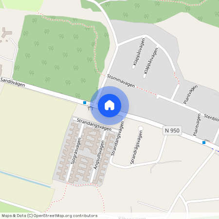 Färjåsvägen, Vallda