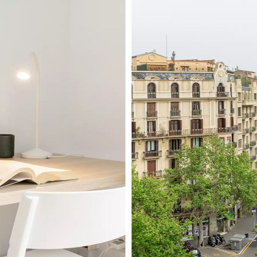 Room in a shared 19-bedroom apartment for rent in l'Antiga Esquerra de l'Eixample - Foto 1