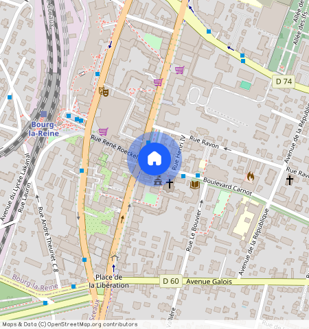 HAUTS-DE-SEINE (92), - ILE-DE-FRANCE, BOURG LA REINE (92340)