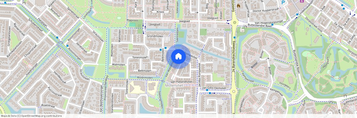 Van Wassenaarvliet 7, Molenvliet 1, 2992WT, Barendrecht