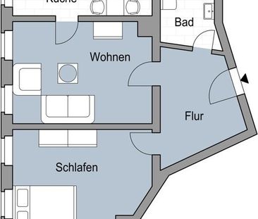 2 Zimmer Wohnung in Leipzig Leutzsch - Photo 4