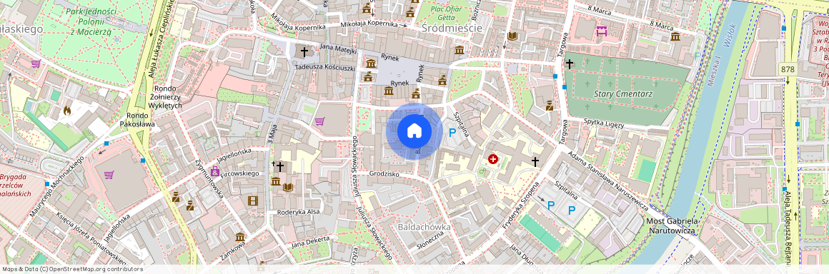 ul. Baldachówka, Śródmieście, Rzeszów, podkarpackie