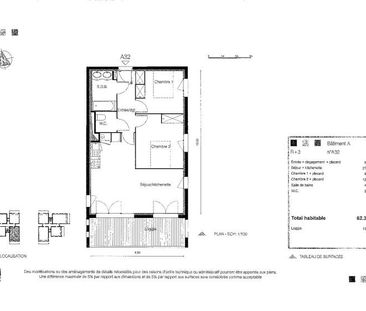 Location Appartement 3 pièces 62m² BEGLES 33130 - Photo 2