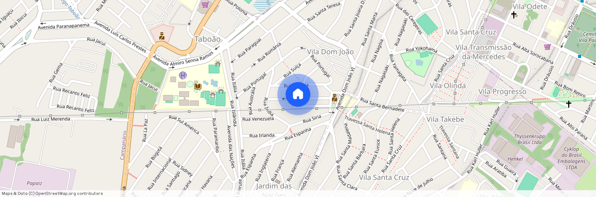 Rua Egito, Taboão, Diadema