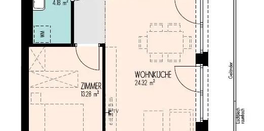 NEUBAU I 3-Zimmer-Wohnung über den Dächern von Graz mit riesigem Balkon - Foto 3