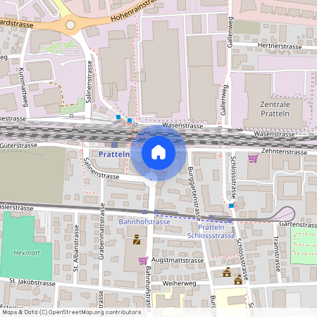 4133, Pratteln, Bahnhofstrasse, 1