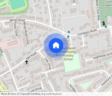 School Close, Lakenheath, Brandon, Suffolk, IP27 - Photo 1