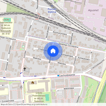 ul. Malinowa, Dębiec, Wilda, Poznań, wielkopolskie