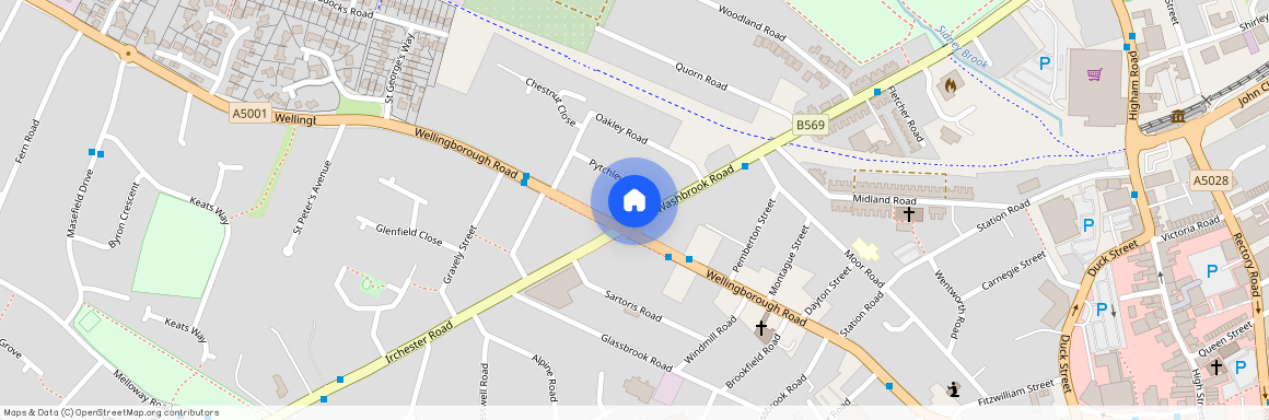 Washbrook Road, Rushden