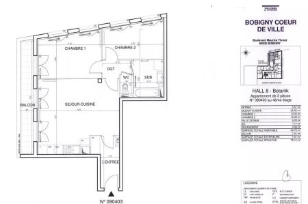 location Appartement T3 DE 64.6m² À BOBIGNY - Photo 5