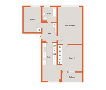 Bokelundsvägen 9 B - Foto 1