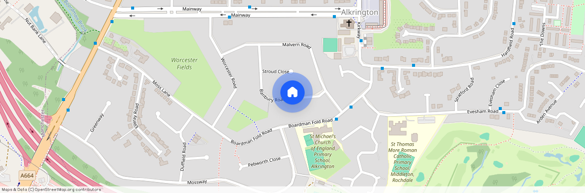 Banbury Road, Middleton, M24