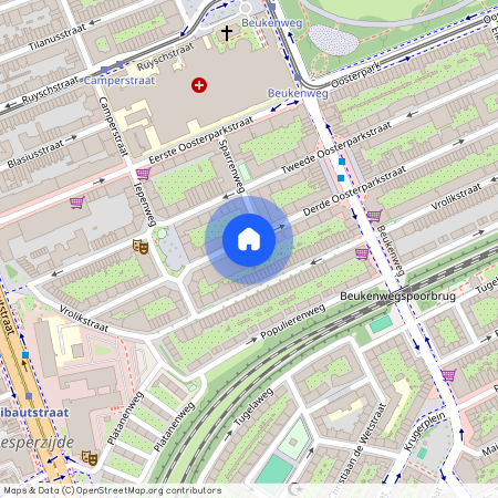 Derde Oosterparkstraat 70-H, Oosterparkbuurt-Zuidwest, 1091KA, Amsterdam