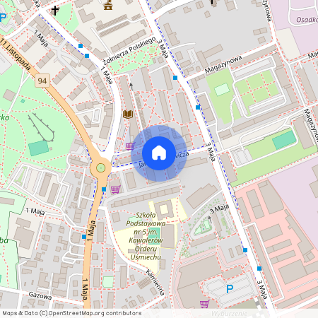 ul. Jana Kasprowicza, Oława, oławski, dolnośląskie