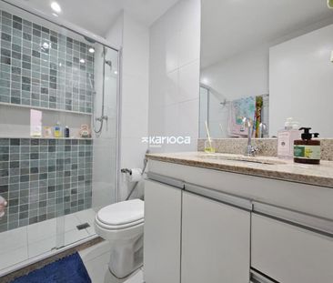 Aluga Apartamento Garden 3 Quartos 81 m 1 Vaga Ocean Pontal Recreio - Foto 2