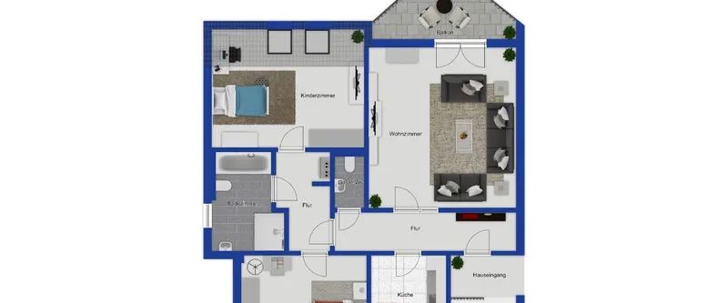 3-Zimmer Dachgeschoss Wohnung in zentrumsnaher Lage von Hemer - Foto 1