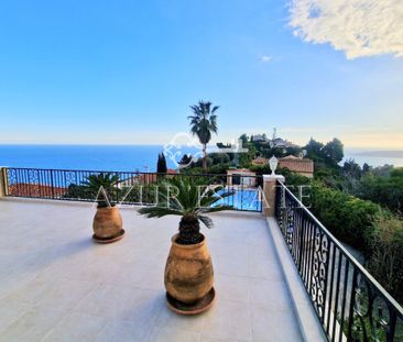 MENTON : VILLA AVEC PISCINE VUE MER - Photo 1