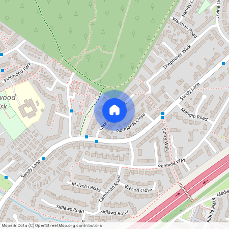 Lakeside Gardens, Farnborough, GU14