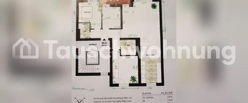 TAUSCHWOHNUNG Wunderschöne Wohnung mit Garten und Balkon - Foto 1