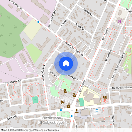 ul. Parkowa, Łaziska Górne, mikołowski, śląskie