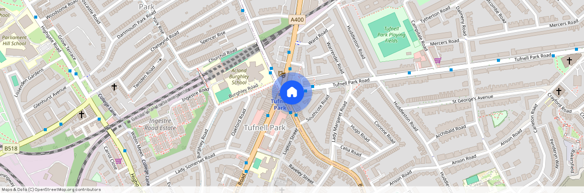 Tufnell Park Road, Tufnell Park, London, N19