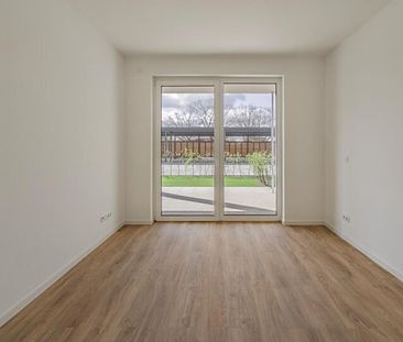 Moderne 2-Zimmer-Neubau-Wohnung mit Gartenanteil und Terrasse - Foto 2