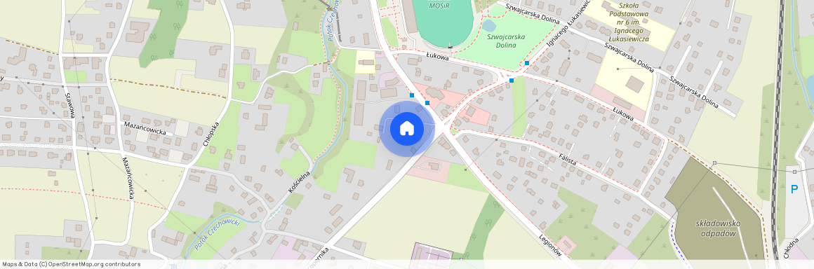 ul. Legionów, Czechowice-Dziedzice, Czechowice-Dziedzice, bielski, śląskie