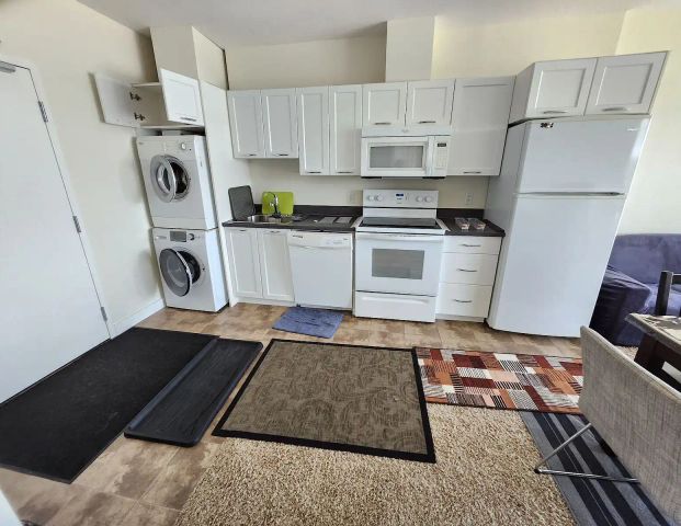 Furnished Brentwood U-city Condo, 9th floor, 1Bd1B. Near UofC, C-train — 1 Bedroom Condo Unit - Photo 1