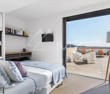 Proche Cannes - Villa contemporaine vue mer - Photo 6