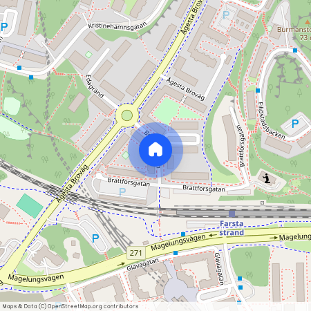 Farsta strand, Stockholm, Brattforsgatan 6