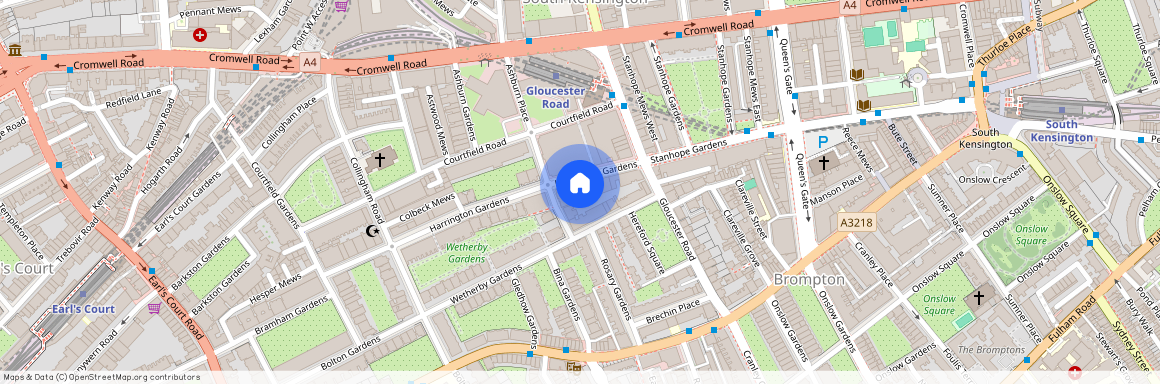 Harrington Gardens, South Kensington, London, SW7