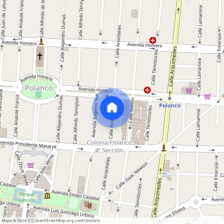 Se departamento ARISTOTELES, Colonia Polanco I Sección, C.P. 11510, Df / Cdmx