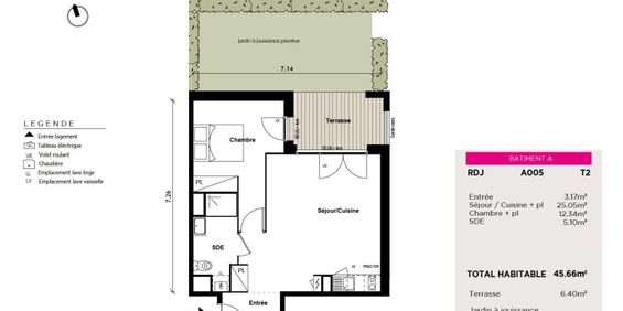 Location Appartement 2 pièces 45m² EAUNES 31600 - Photo 3