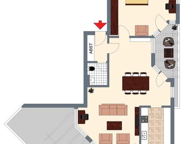 Terrassenwohnung in Stuttgart Botnang - Photo 1