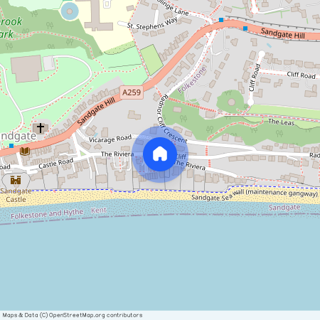 Beach Marine, The Riviera, Sandgate, Folkestone, Kent, CT20