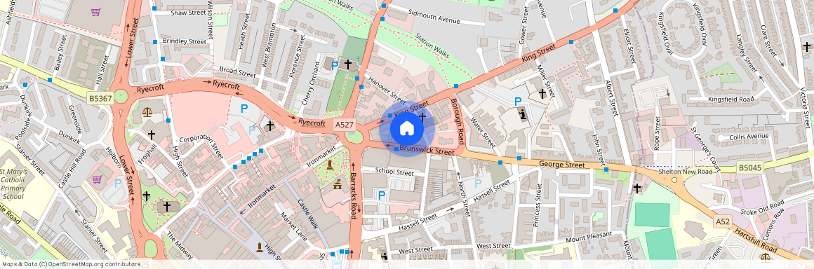 22 Brunswick Street, Newcastle-under-Lyme ST5 1HH, United Kingdom