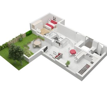 2.5 Zimmer, 65 m², 1. Stock - Photo 5