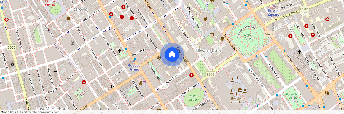 England London Bloomsbury Ridgmount Street, London WC1E 7AQ, United Kingdom