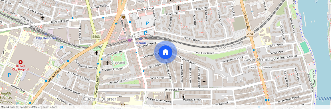 Great 6 Bedroom Apartment, 37 Cromwell Road, Botanic, Belfast, BT7 1JX