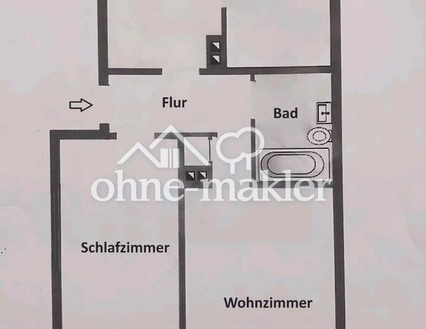 Charmante 2,5 Zimmer-Wohnung mit großer Wohnküche & Balkon (4. OG) Lu-Süd - Photo 1