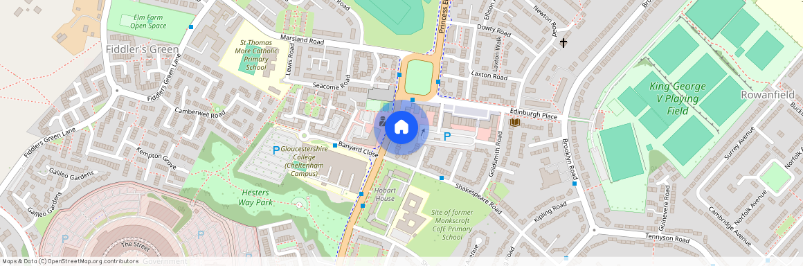 Princess Elizabeth Way, Cheltenham GL51