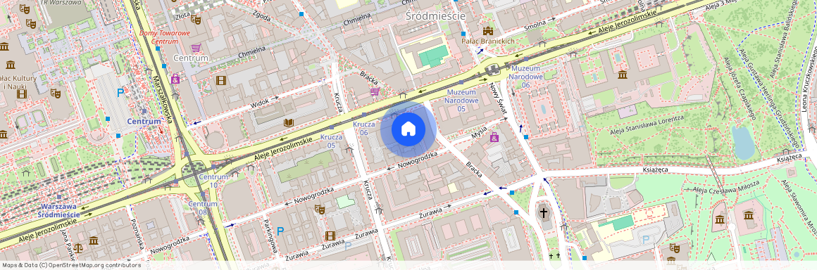 al. Aleje Jerozolimskie, Śródmieście Południowe, Śródmieście, Warszawa, mazowieckie