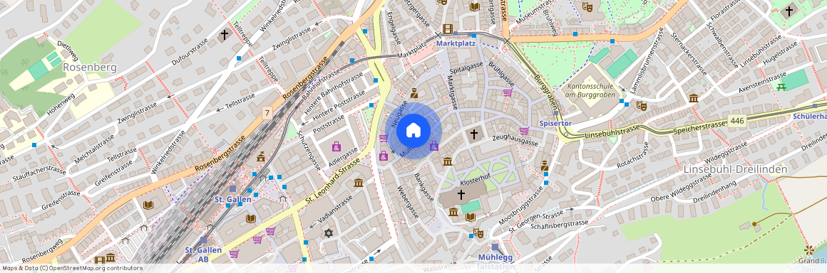 9000, St. Gallen, Multergasse, 20