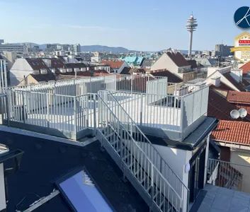 *Superprojekt: ''Über den Baumwipfeln" *TOP 53* 4,5 Zimmer mit SUPER-PANORAMA-DACHTERRASSE + 360° WIEN-BLICK + EXTRA BALKON - Foto 1