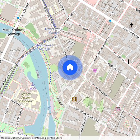 ul. Dworcowa 47, Śródmieście, Bydgoszcz, kujawsko-pomorskie