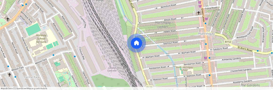 Wightman Road, Haringey, (plus Study Room), N8