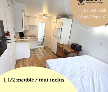 Studio tout inclus 1 1/2 - 10 min du terminus Longueuil - disponibl... - Photo 1