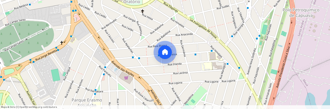 Rua Indonésia, Parque Novo Oratório, Santo André